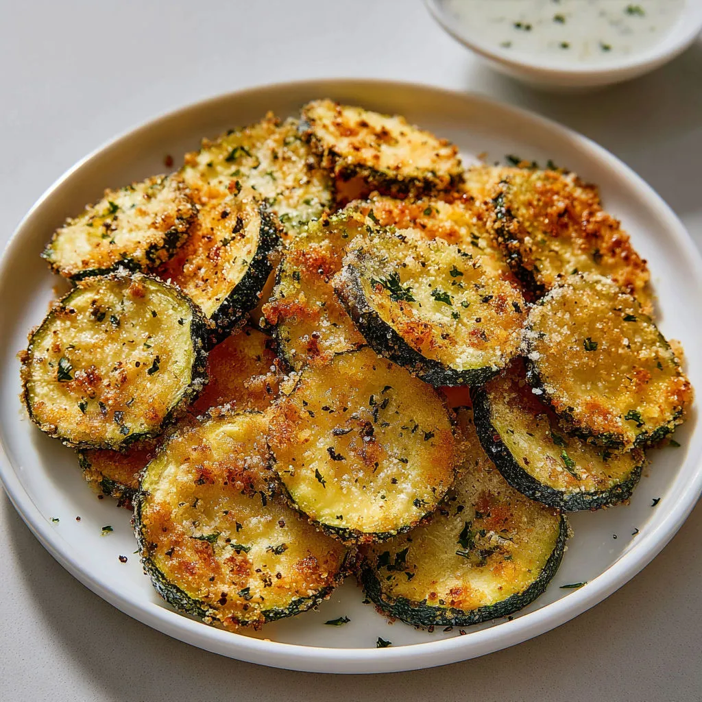 Chips de Courgettes Dorées au Four : Recette Croustillante