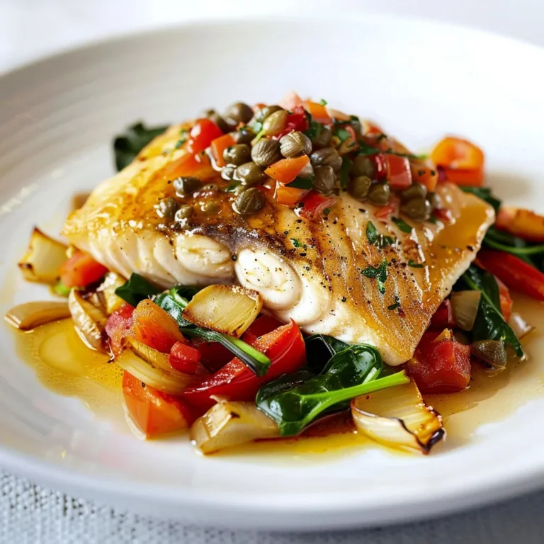 Daurade grillée, légumes de saison, beurre anchois et noisettes