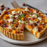 Délice Automnal: Tarte Courge, Chèvre et Noisettes