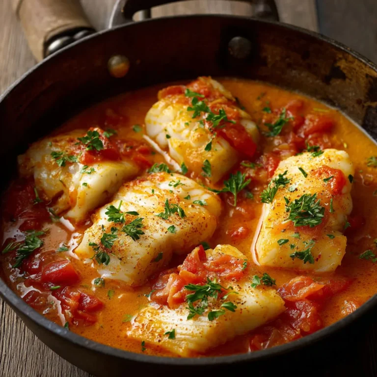 Délice de Lotte à la Sauce Armoricaine Maison