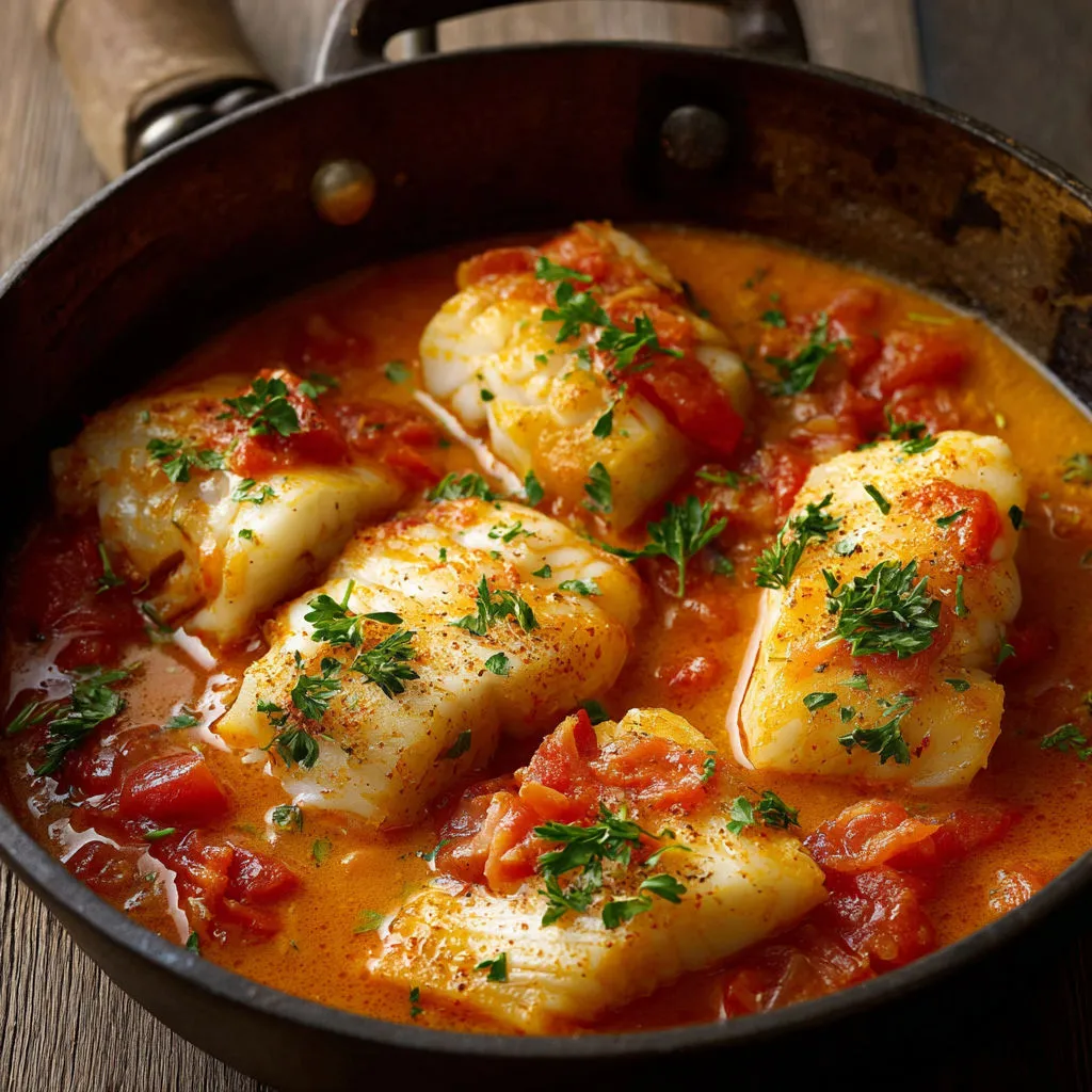 Délice de Lotte à la Sauce Armoricaine Maison