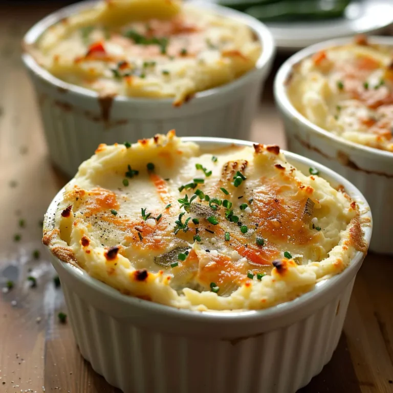 Délice de poisson en parmentier onctueux