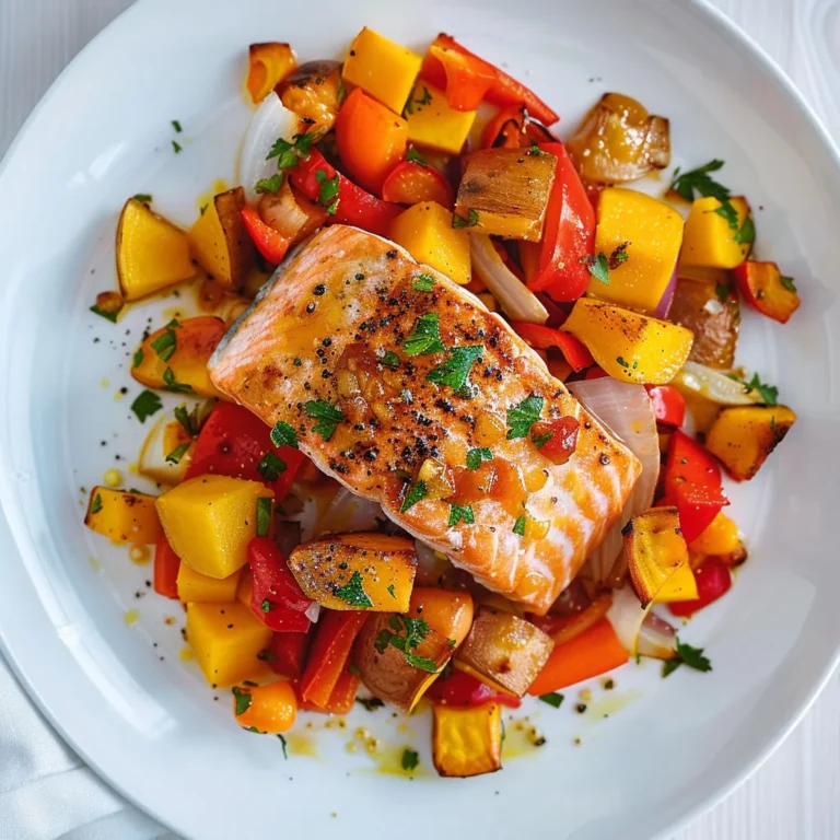 Délice de saumon enrobé de chutney de mangue