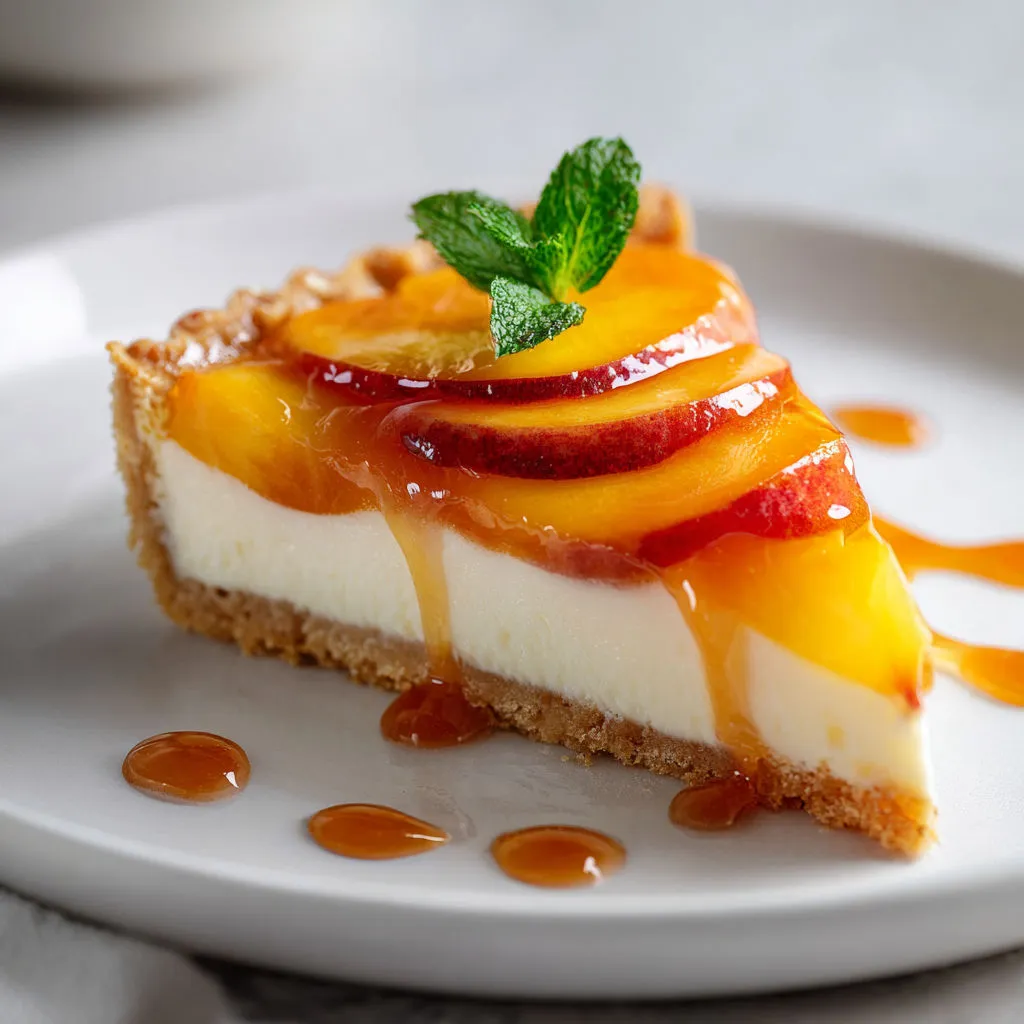 Délice estival : Tarte mascarpone pêche vanille