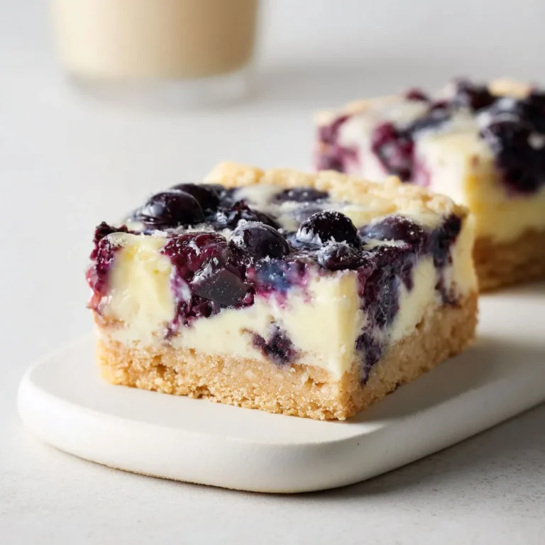 Délice gourmand : Carrés bleuets et chocolat blanc