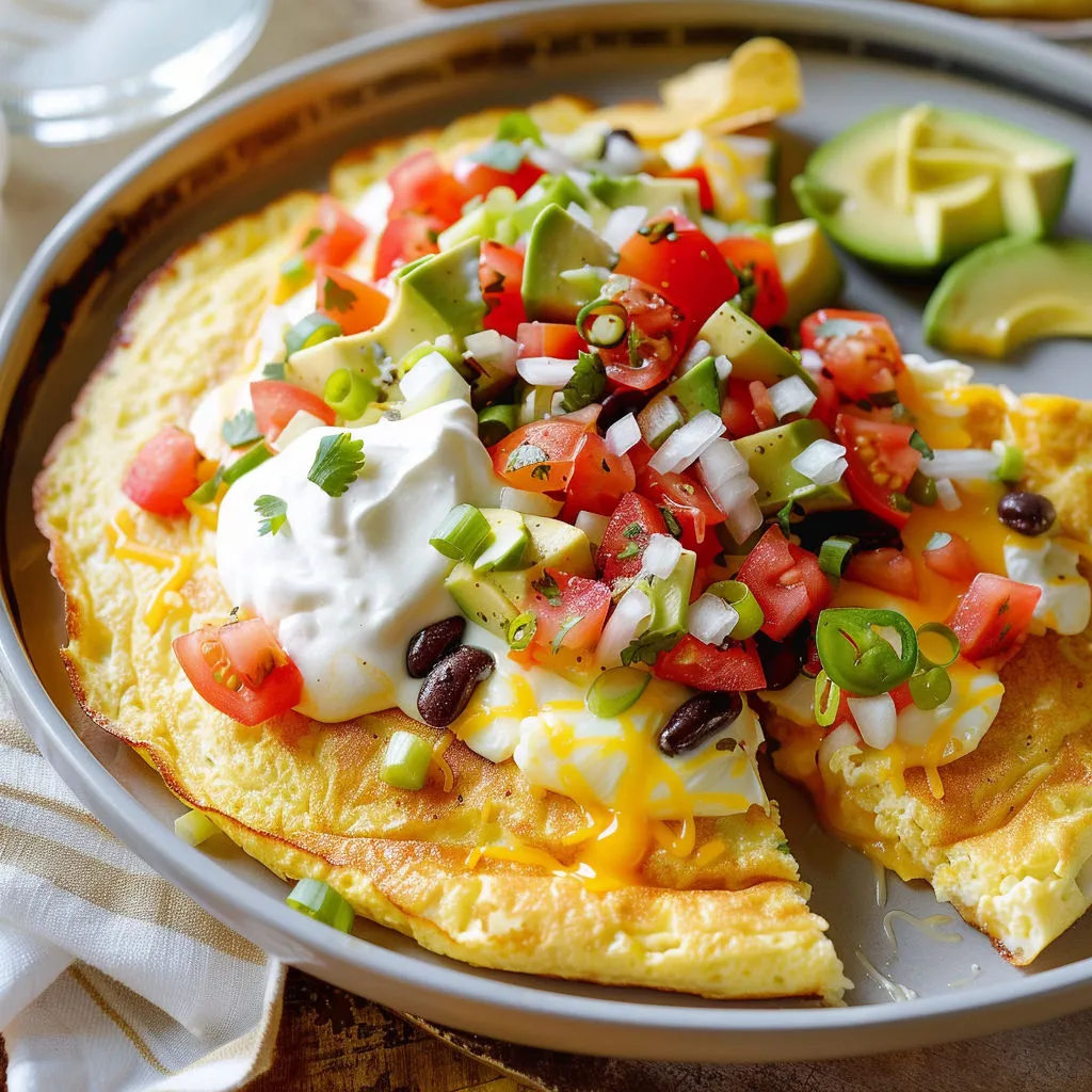 Délice mexicain : recette facile d'omelette soufflée au four