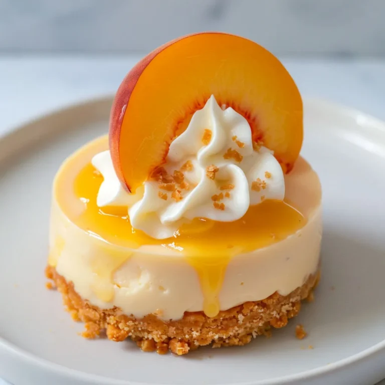 Délice mini cheesecakes pêche: recette irrésistible et facile