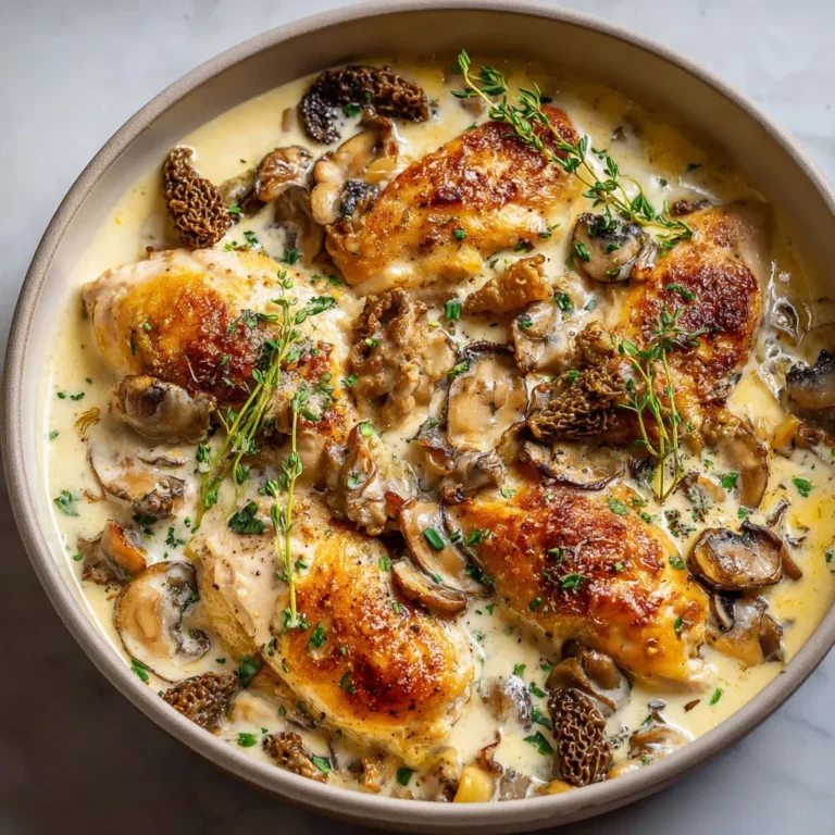 Délices volaille et morilles en cassolettes