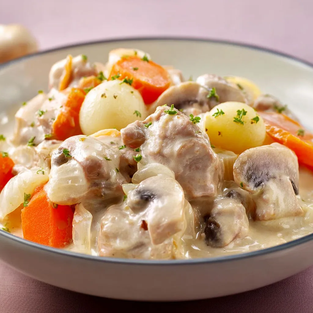 Délicieuse Blanquette de Veau aux Légumes Fondants