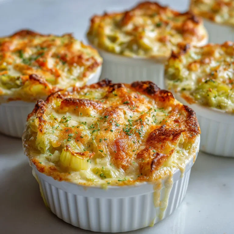 Délicieuse cassolette gratinée poireaux surimi: recette facile et savoureuse