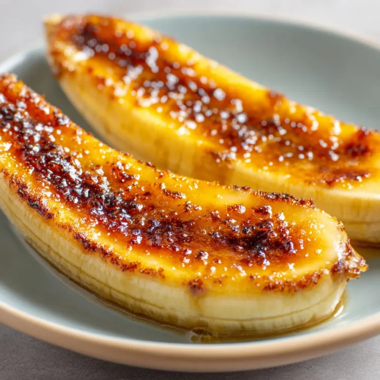Délicieuse Crème Brûlée Banane Coco: Recette Facile et Gourmande