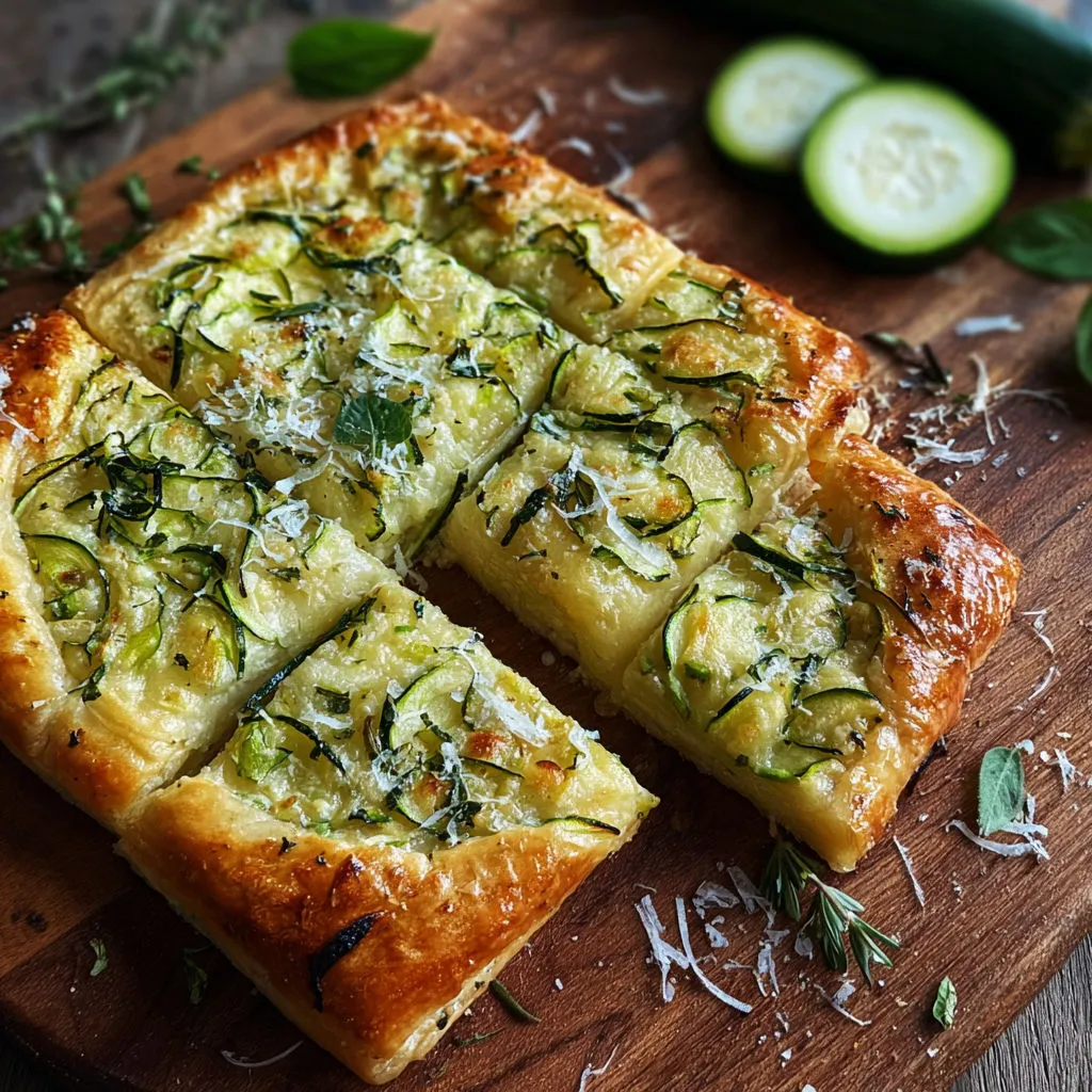 Délicieuse Galette Courgettes Moelleuse au Parmesan