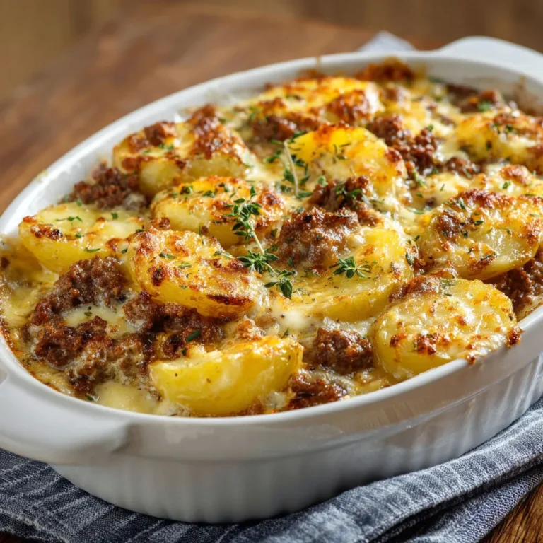Délicieuse Recette de Casserole Pommes de Terre et Bœuf