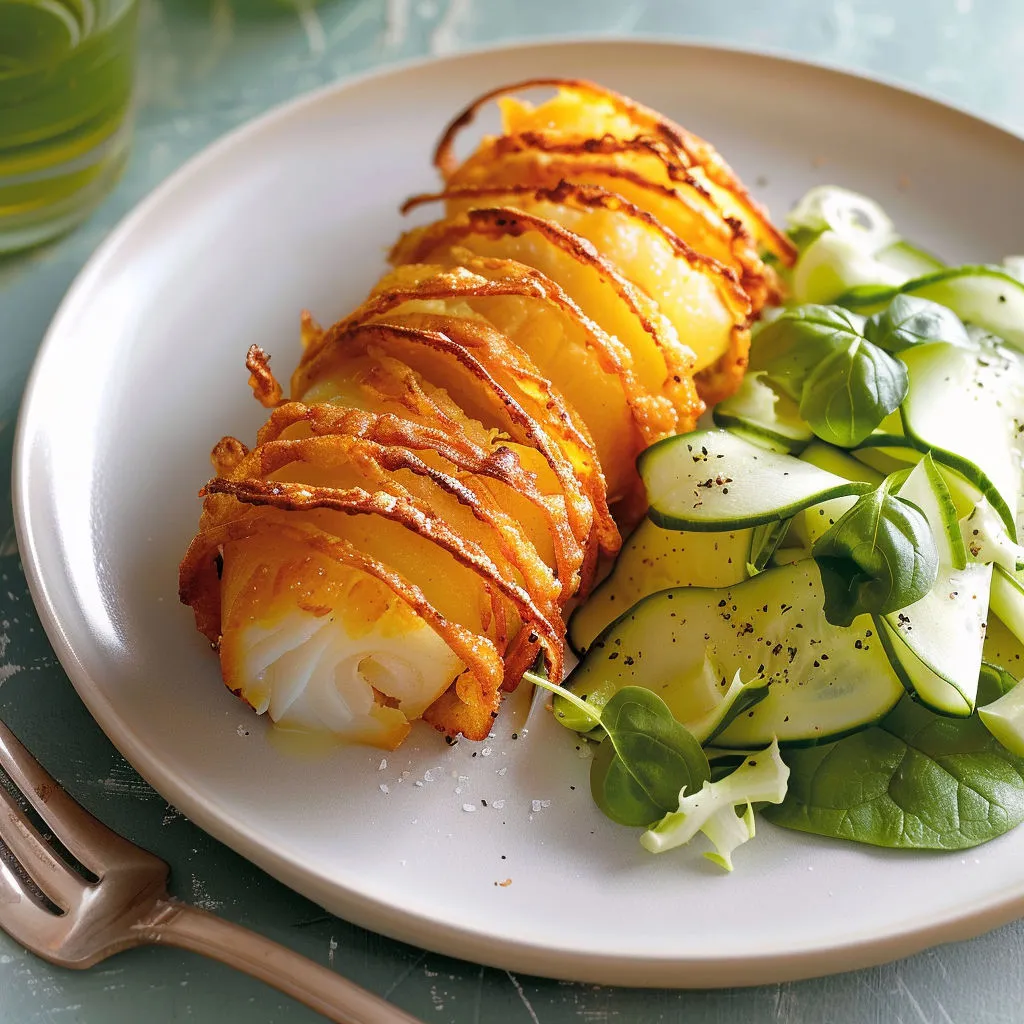 Délicieuse recette de morue en croûte de pommes de terre