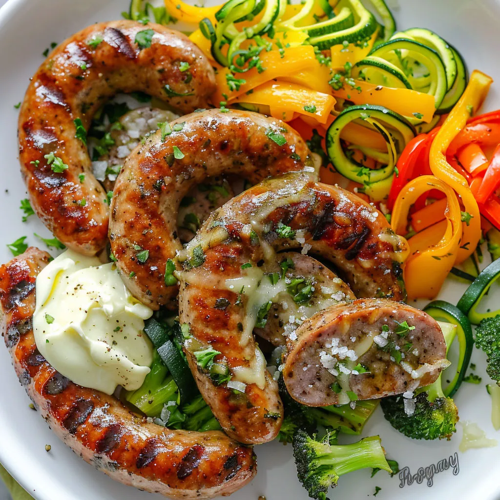 Délicieuse recette de plaques de saucisses, légumes et fromage