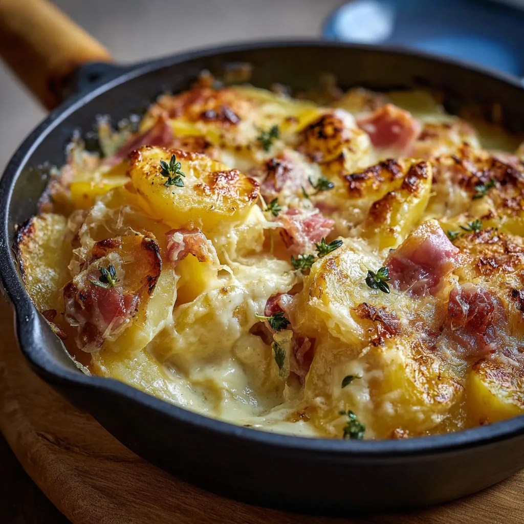 Délicieuse recette de Tartiflette Express à la Poêle