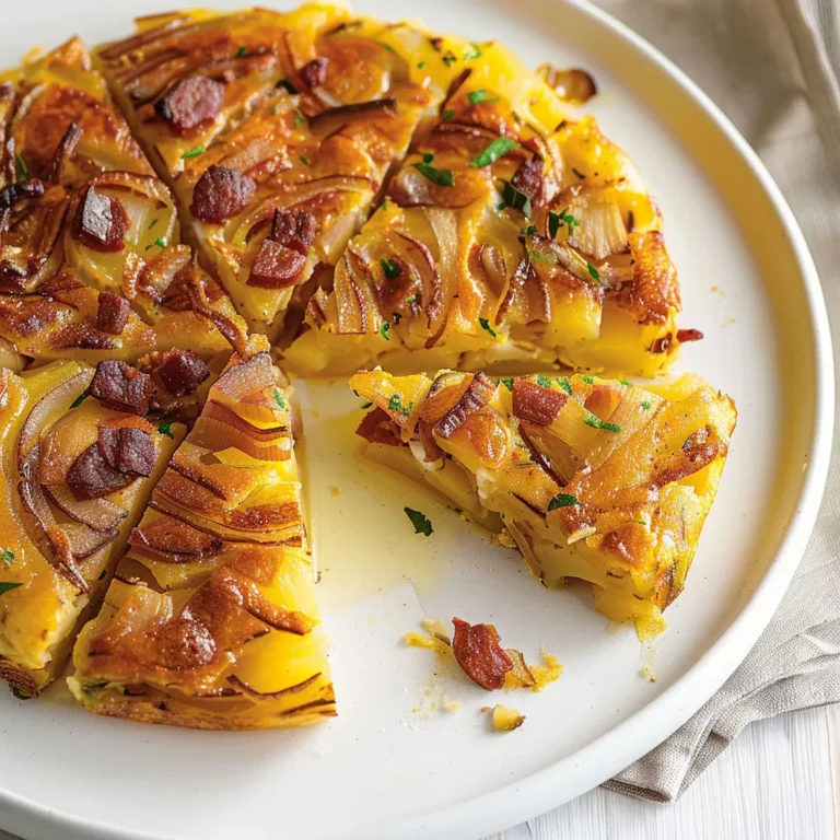 Délicieuse tortilla chorizo et pommes de terre maison