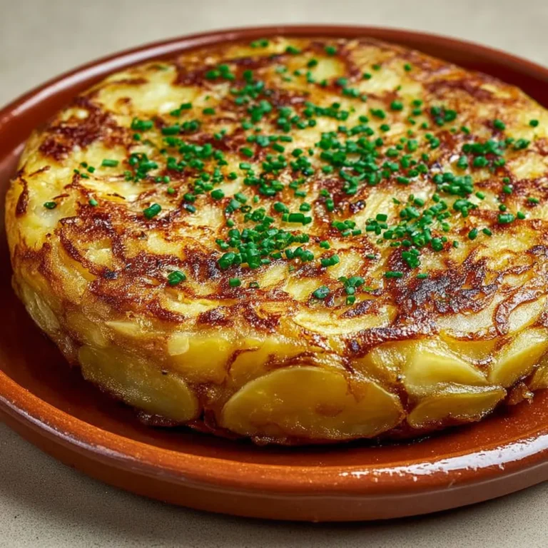 Délicieuse Tortilla Espagnole aux Pommes et Oignons