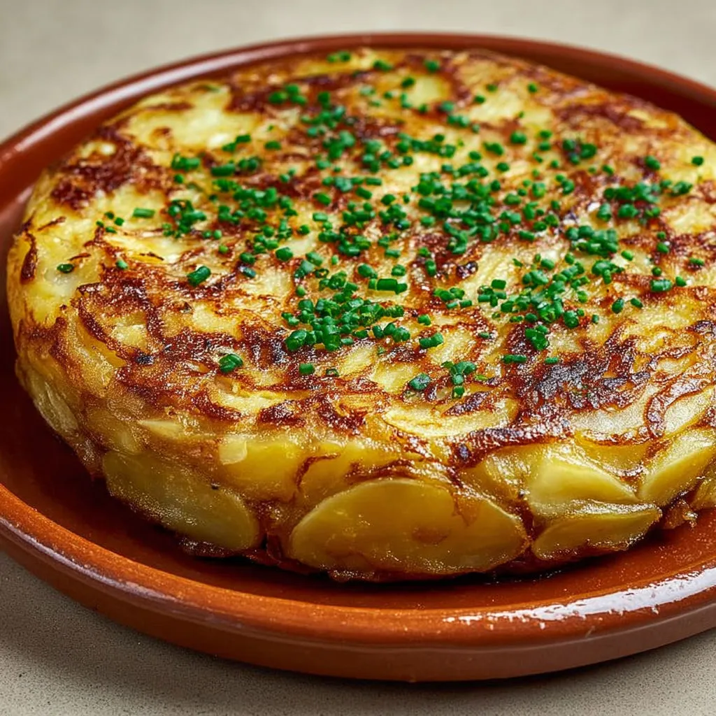 Délicieuse Tortilla Espagnole aux Pommes et Oignons