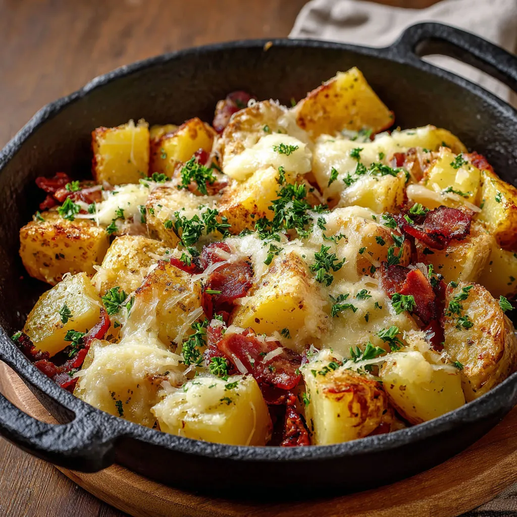 Délicieuse Truffade au Cantal: Recette Fondante et Savoureuse