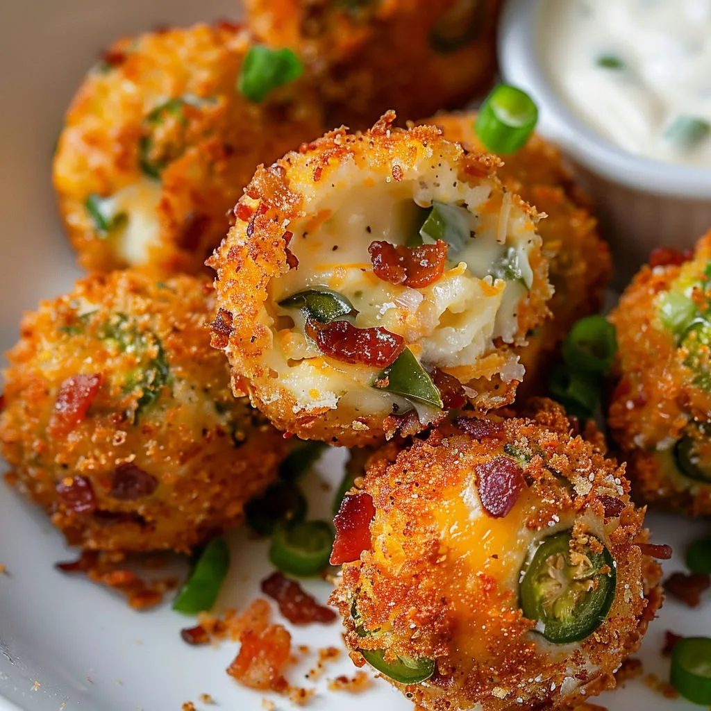 Délicieuses boulettes bacon jalapeno au fromage : recette facile
