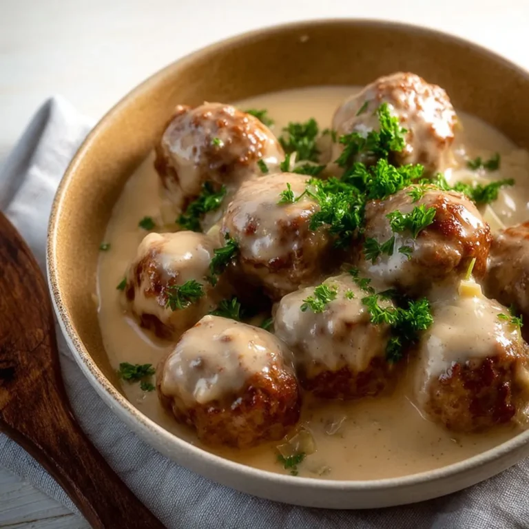 Délicieuses boulettes de bœuf à la suédoise