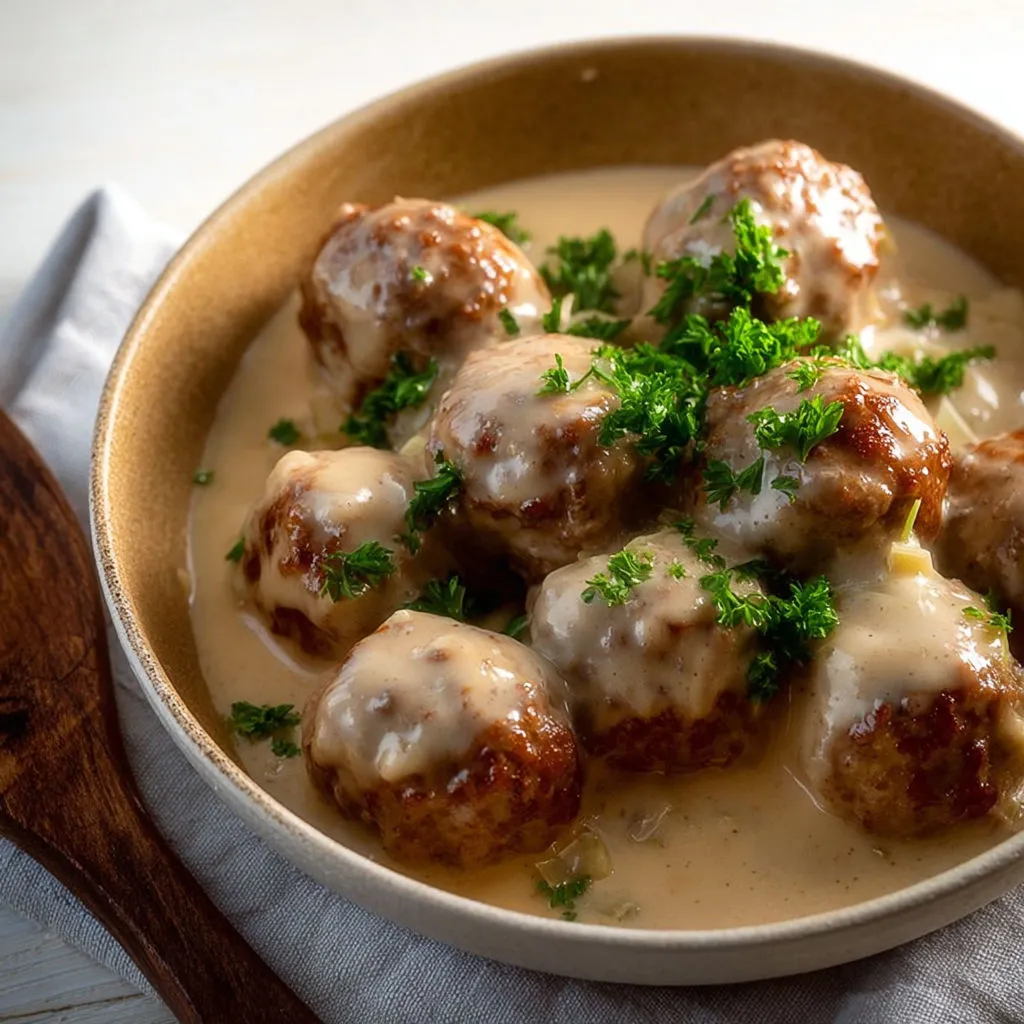 Délicieuses boulettes de bœuf à la suédoise