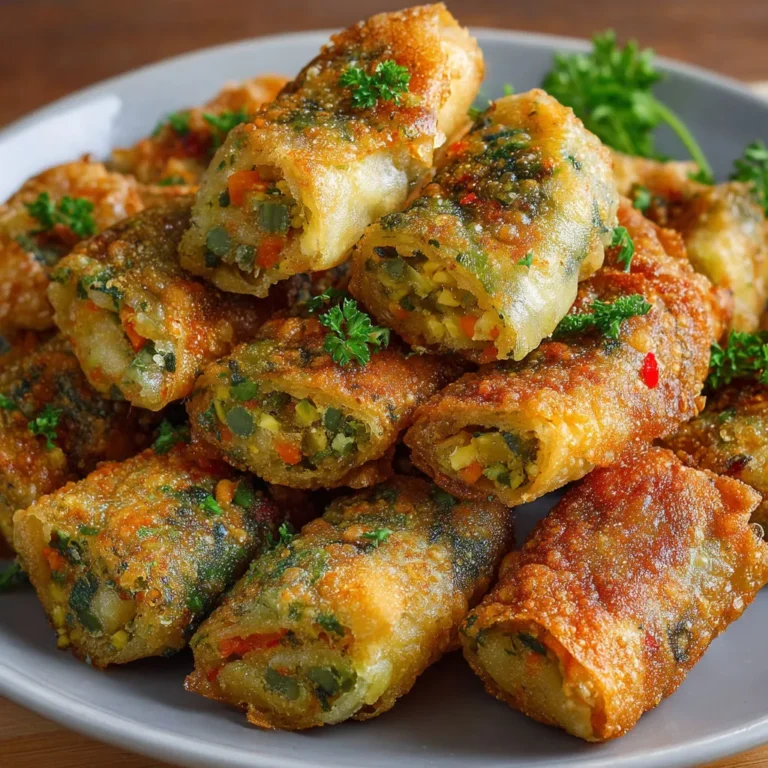 Délicieuses briouates croustillantes végétariennes