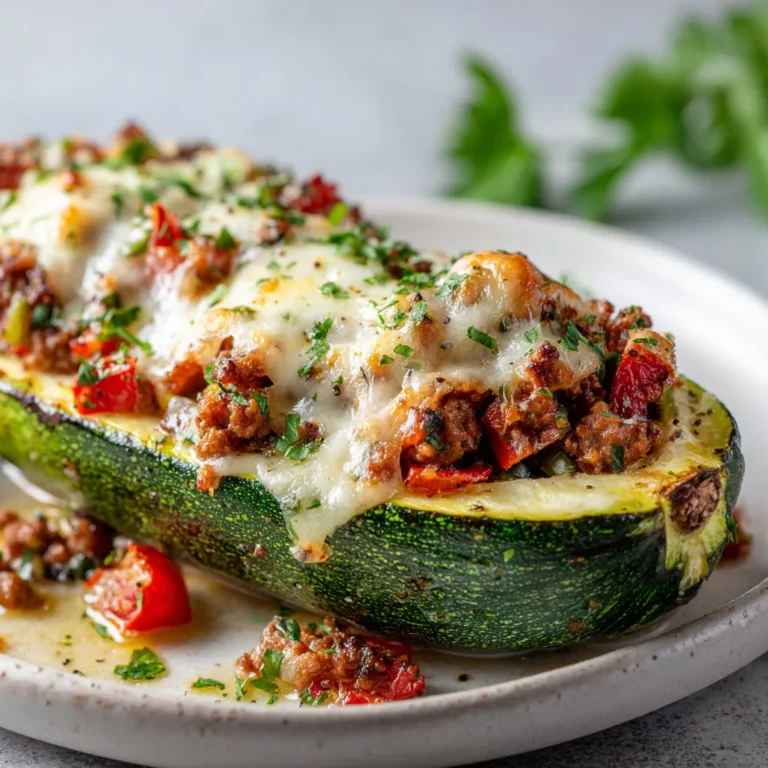 Délicieuses courgettes farcies à petit prix