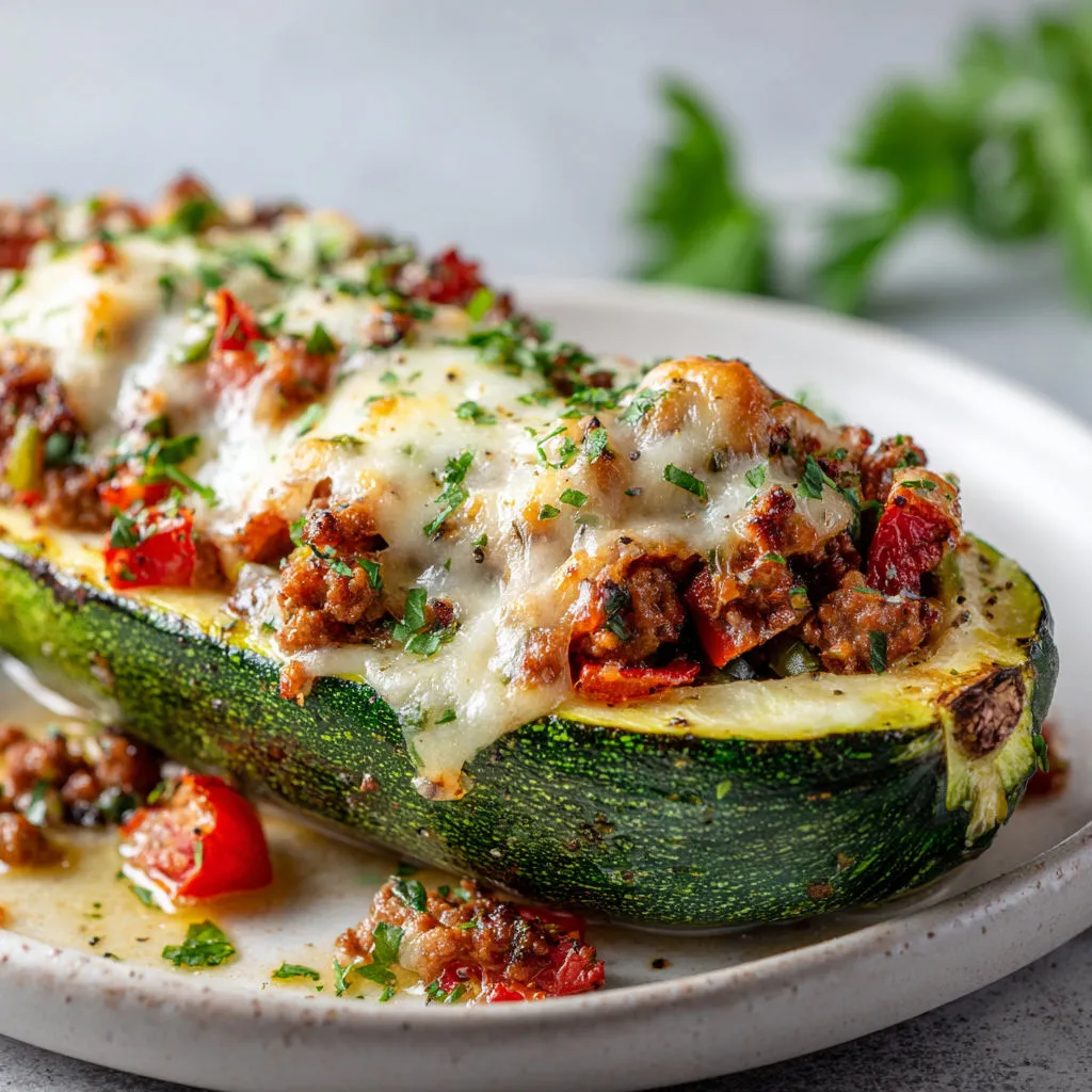 Délicieuses courgettes farcies à petit prix