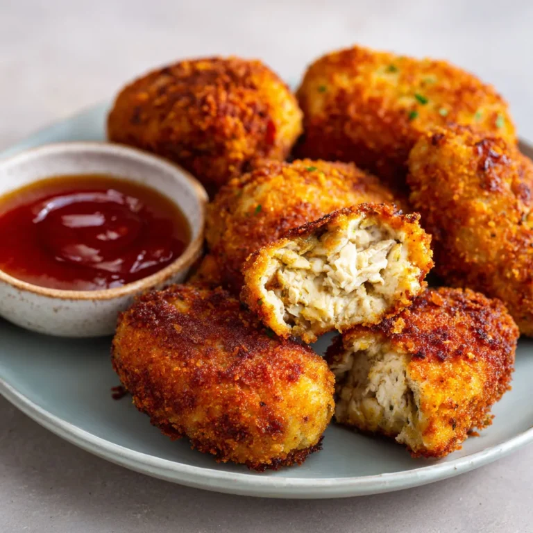 Délicieuses croquettes de poulet maison: recette simple et savoureuse