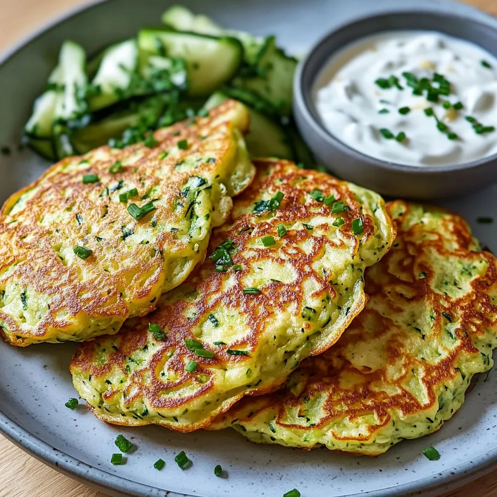 Délicieuses crêpes courgettes aux herbes: recette simple et savoureuse