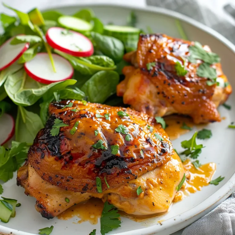 Délicieuses cuisses de poulet en sauce crémeuse aux arachides