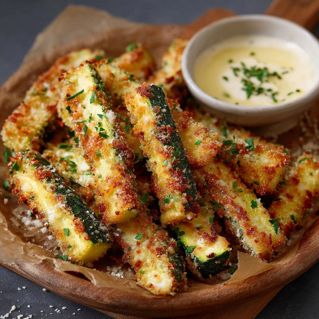 Délicieuses frites de courgettes croustillantes: recette facile et savoureuse