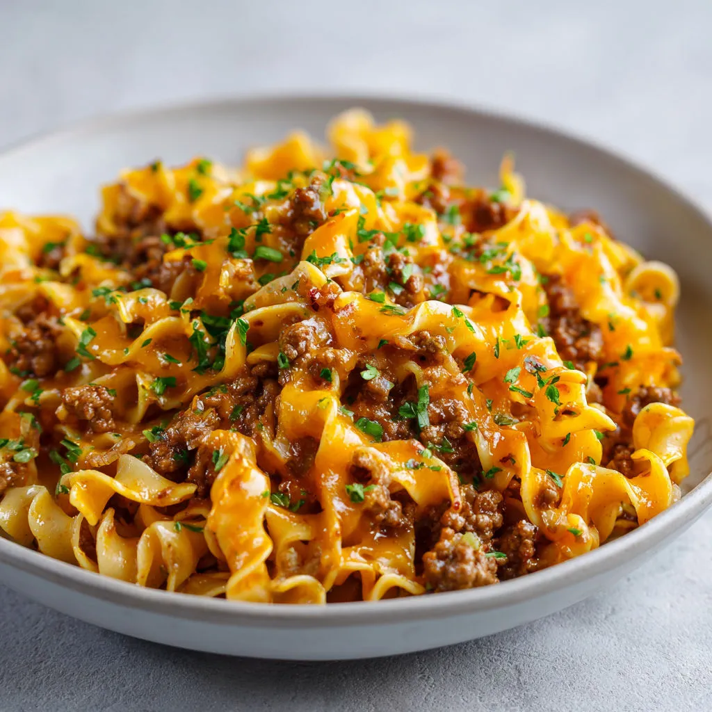 Délicieuses nouilles fondantes au boeuf: recette simple et savoureuse