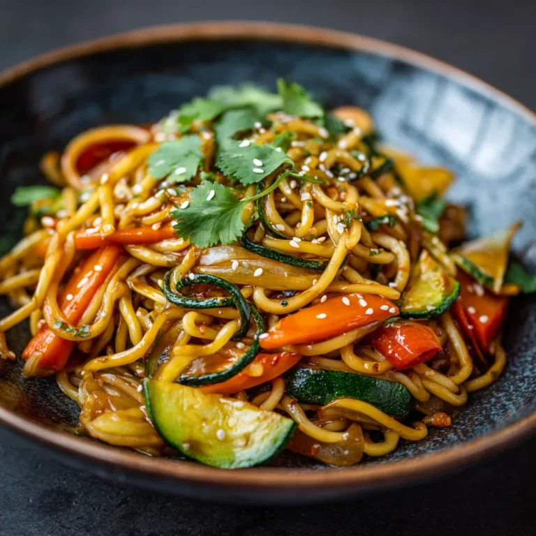 Délicieuses Nouilles Sautées Végétariennes: Recette Facile et Rapide