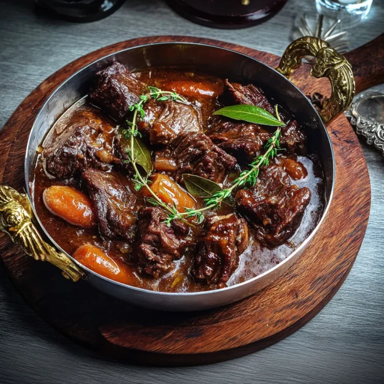 Délicieux boeuf mijoté au sirop d'érable: recette savoureuse!
