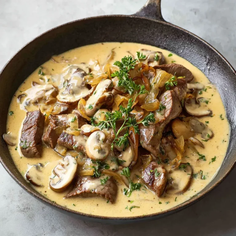 Délicieux Bœuf Stroganoff, Recette Facile et Savoureuse