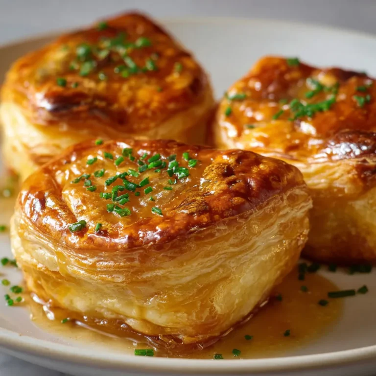 Délicieux chaussons foie gras oignons: recette facile et gourmande
