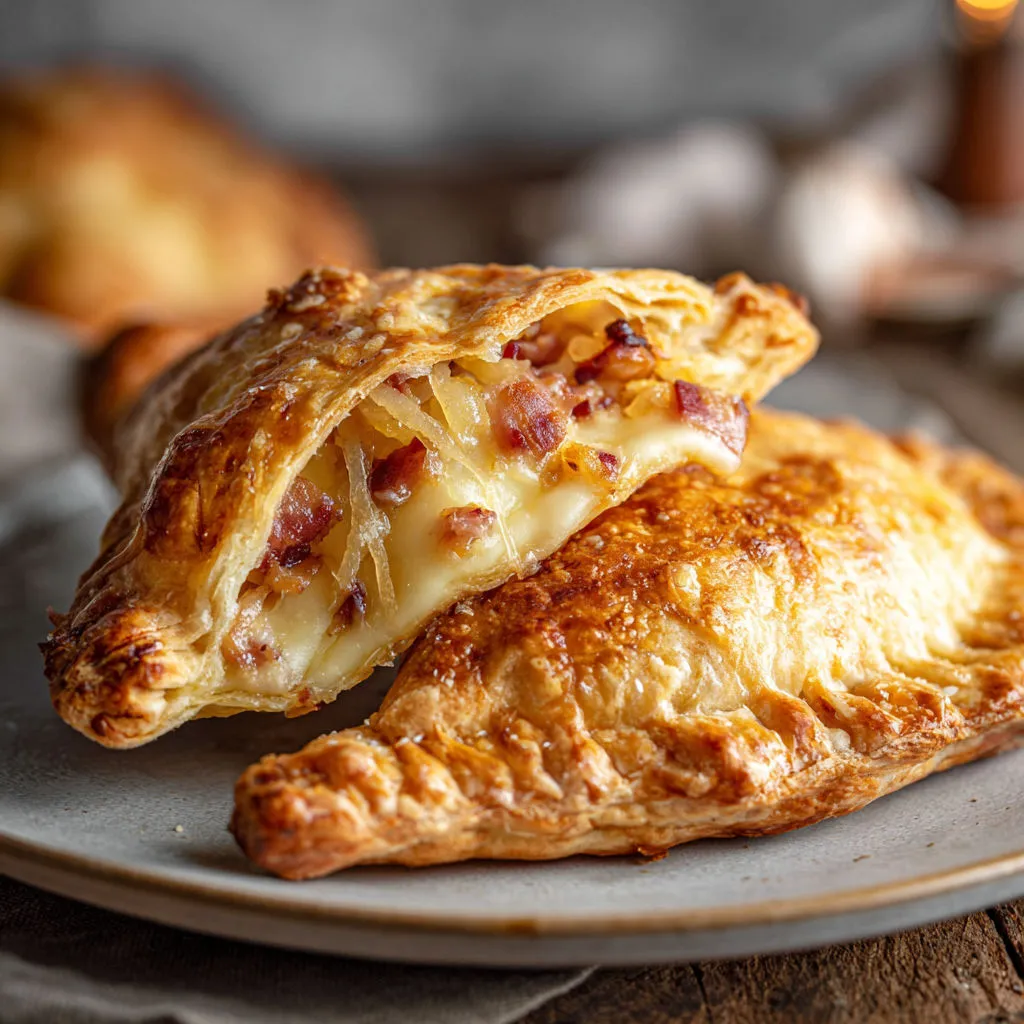 Délicieux chaussons raclette bacon : recette gourmande et simple