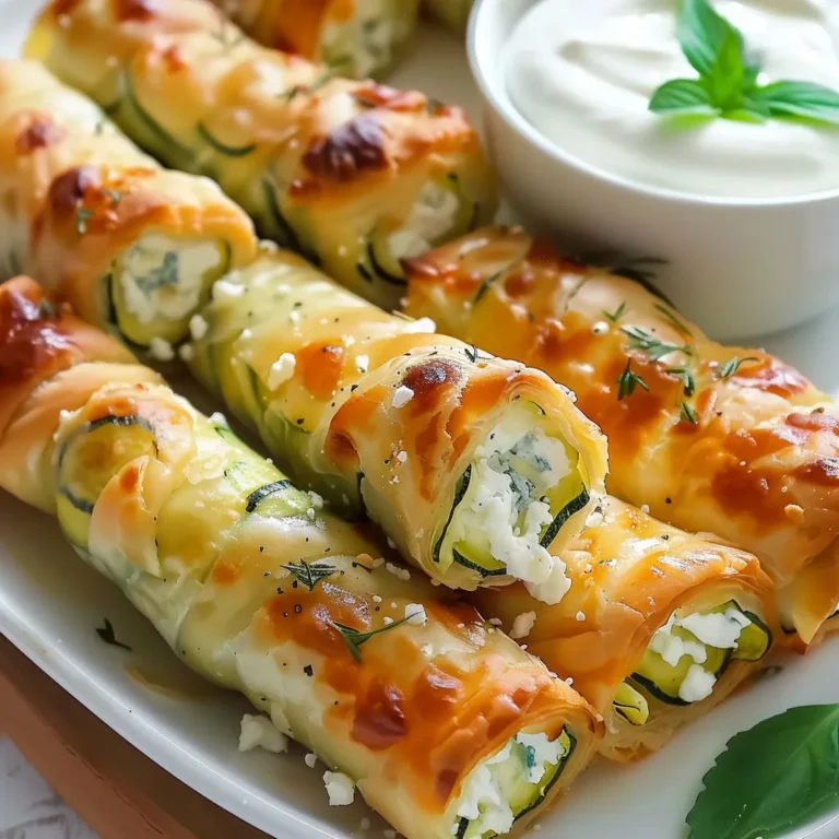 Délicieux Cigares Courgette et Fromages: Recette Facile et Savoureuse