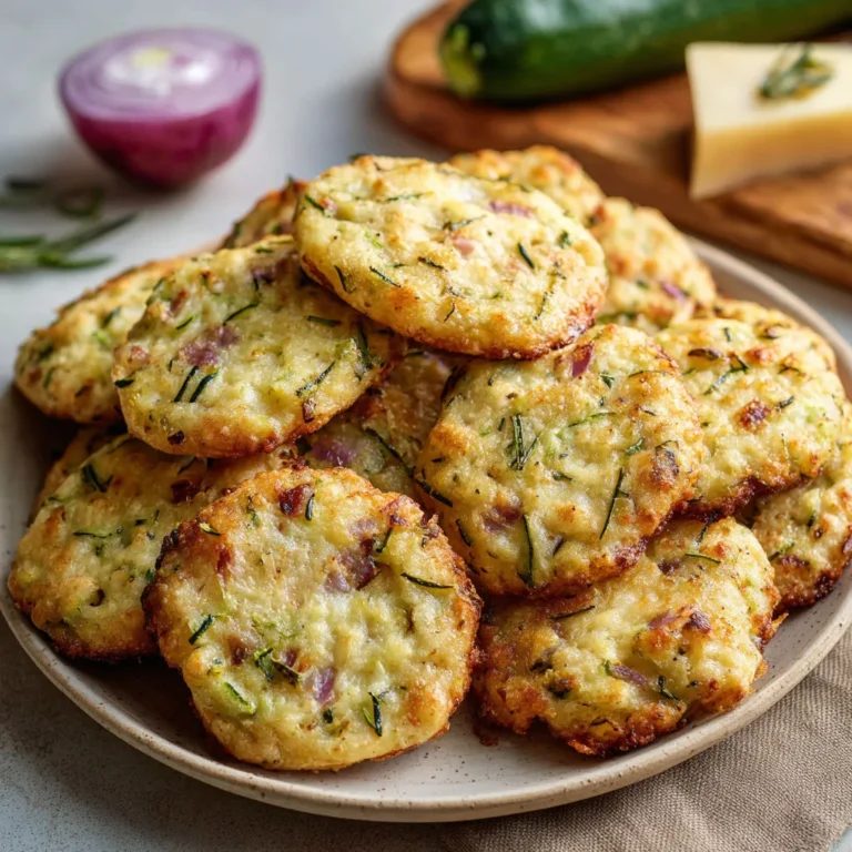 Délicieux cookies courgette parmesan oignon: recette savoureuse et originale