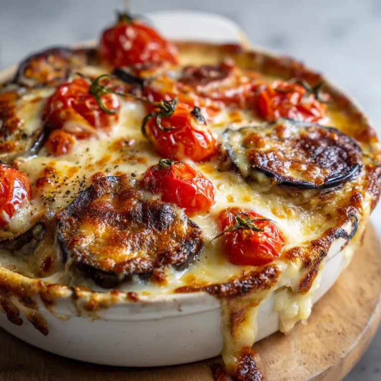 Délicieux gratin aubergines tomates: recette facile et savoureuse !