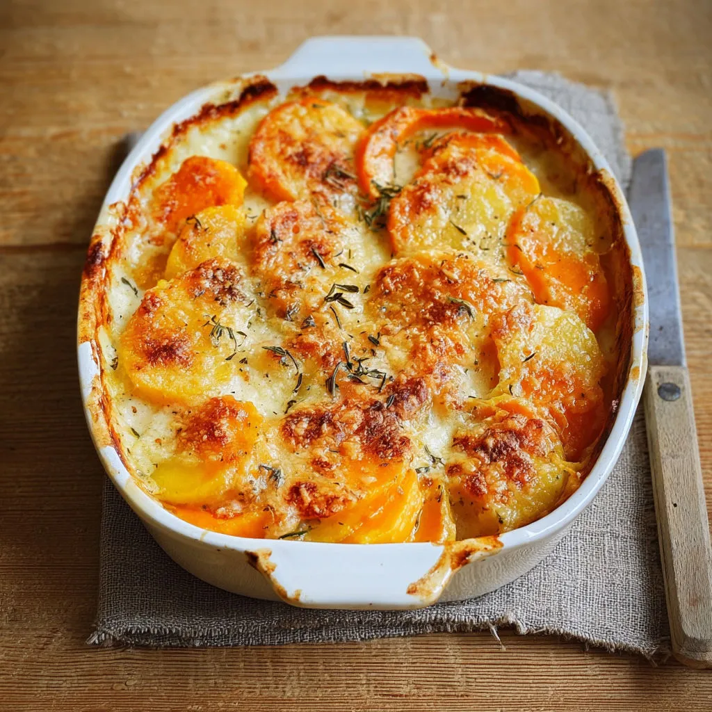 Délicieux Gratin Butternut Pommes de Terre: Recette Facile !