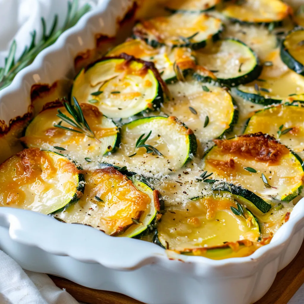 Délicieux gratin courgettes pommes de terre au four
