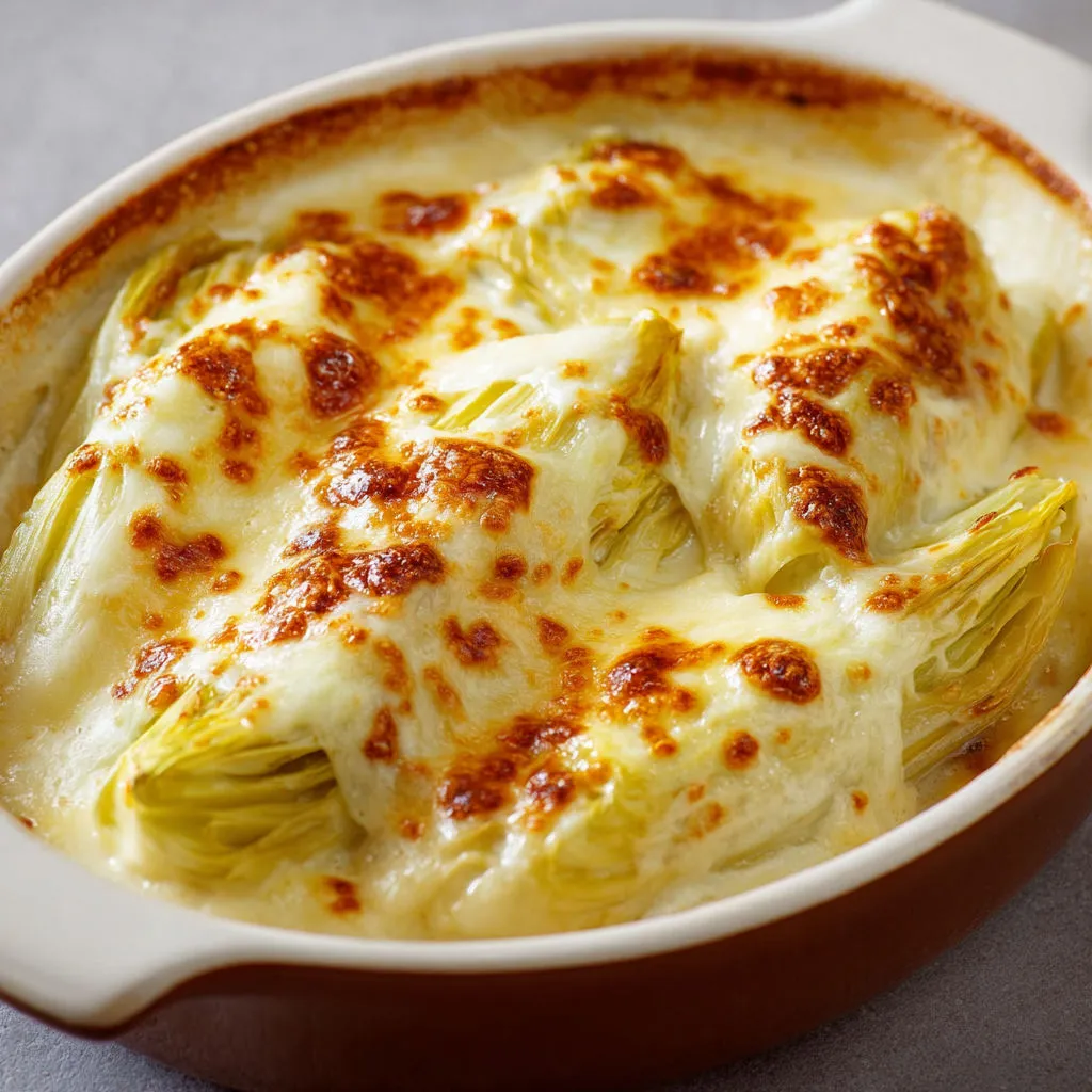 Délicieux Gratin d'Endives au Fromage Maroilles : Recette Savoureuse