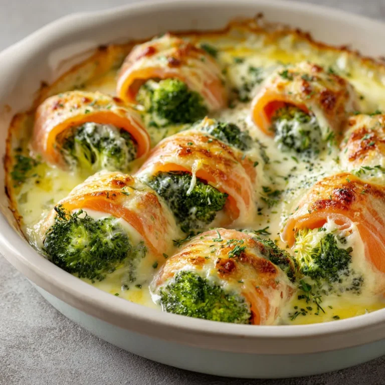 Délicieux gratin saumon fumé et brocolis: recette facile!