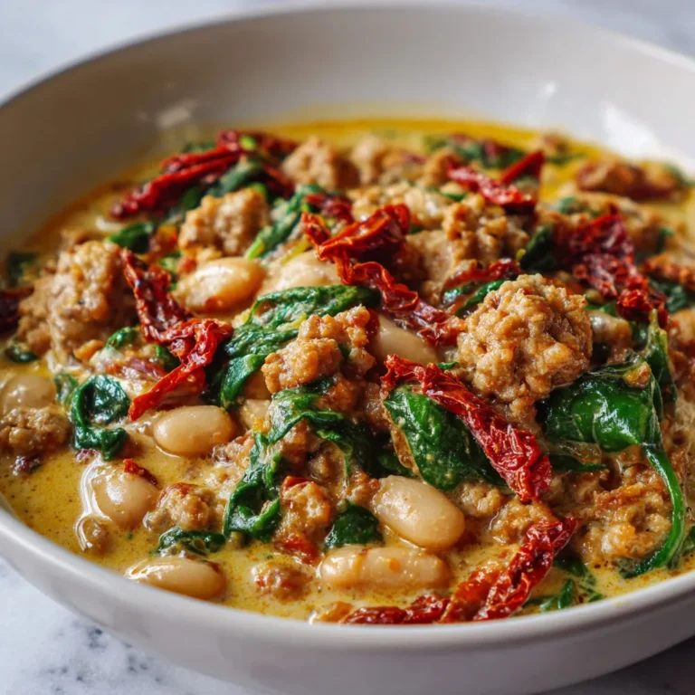 Délicieux haricots crémeux et saucisses: recette savoureuse et facile