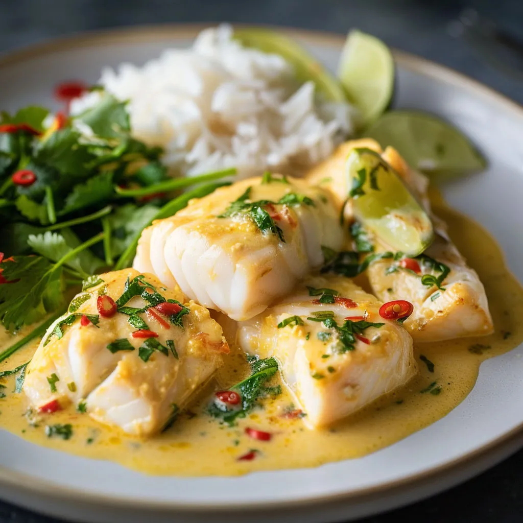 Délicieux Pangasius au lait de coco express