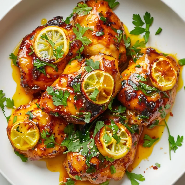 Délicieux poulet au citron inspiré Ottolenghi